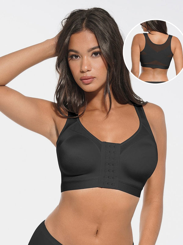 Ultimate Comfort Wireless Post-Surgery Bra with Smooth Back Support