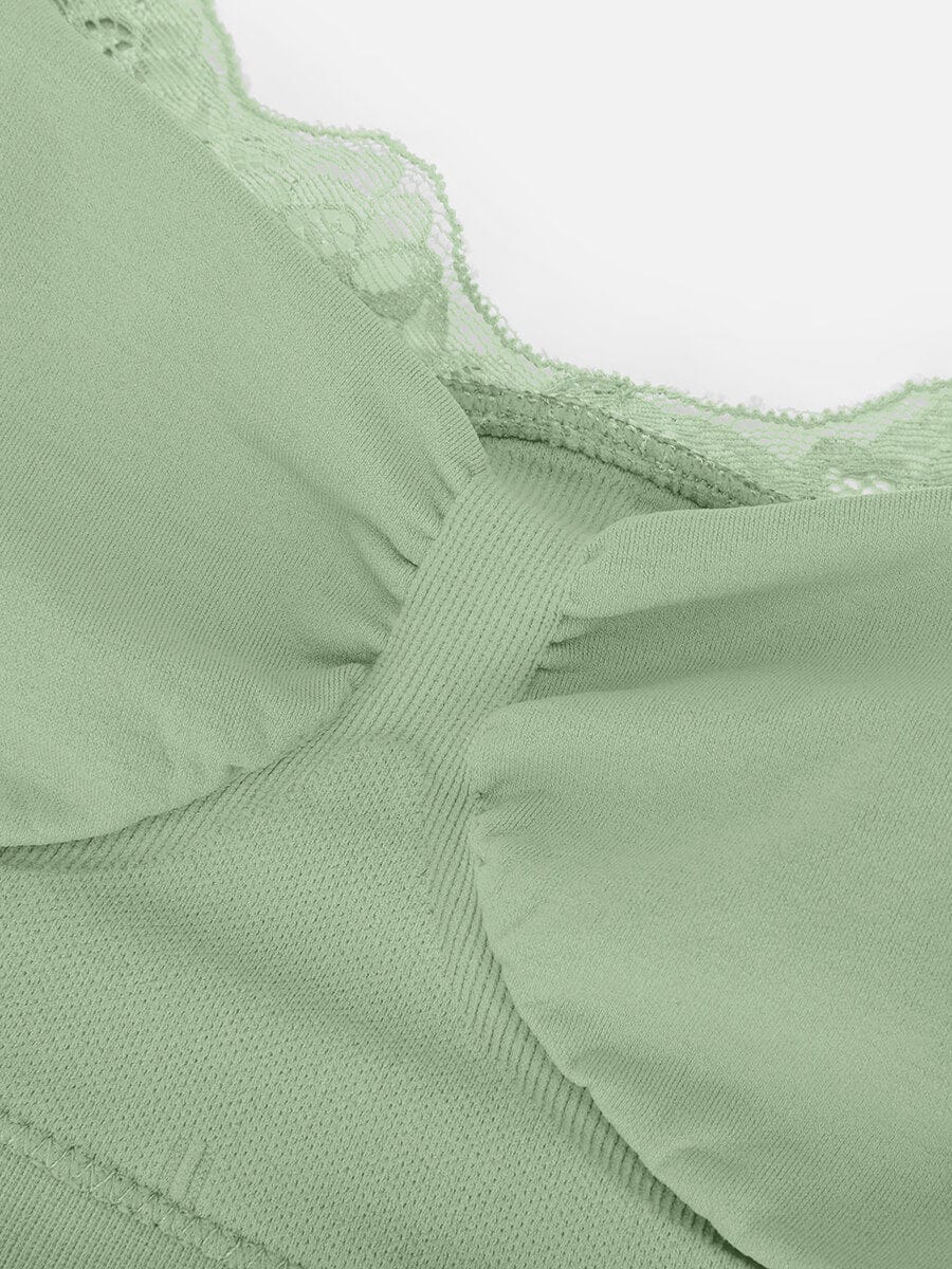 Seamless Scoop Neck Bralette with Smooth Back Support