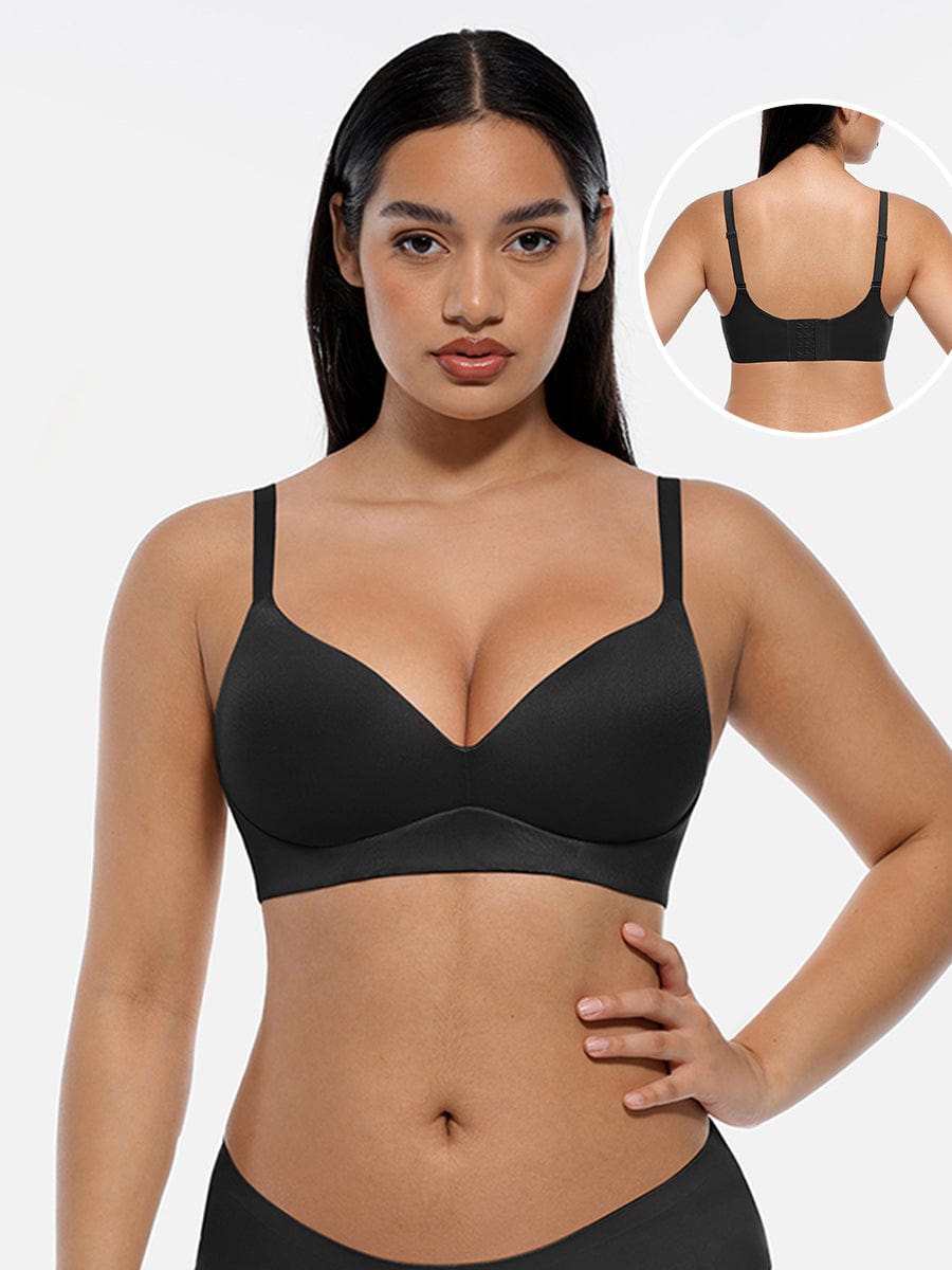 Wireless Push-Up Demi Bralette for Effortless Comfort
