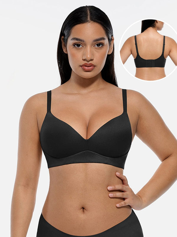Wireless Push-Up Demi Bralette for Effortless Comfort