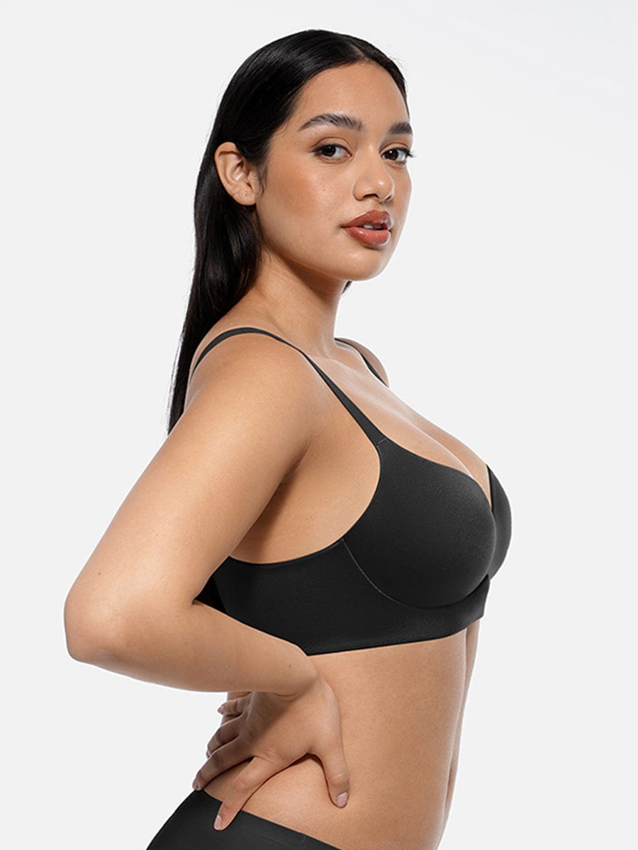Wireless Push-Up Demi Bralette for Effortless Comfort