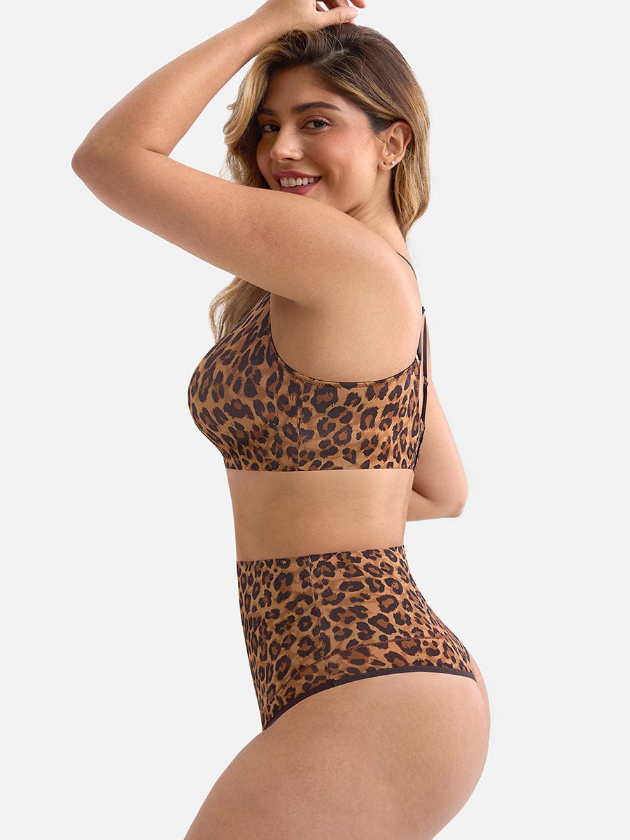 Seamless V-Neck Comfort Bralette with Adjustable Straps