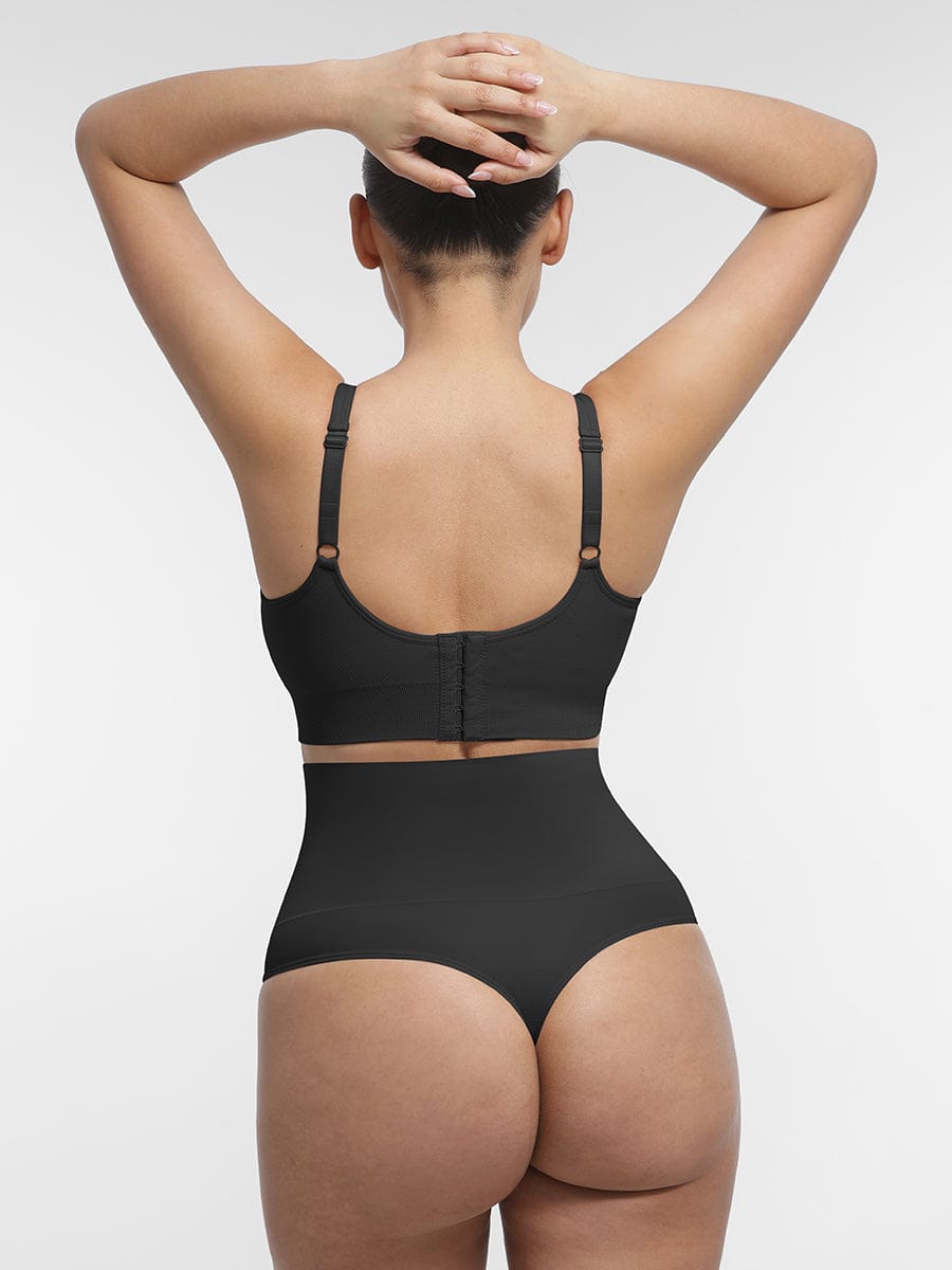 Seamless Breast Uplift Bra with Back Smoothing Support