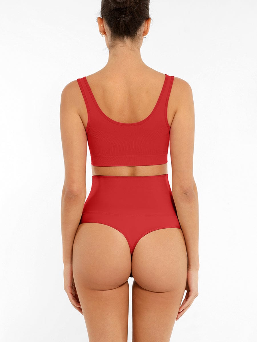 Seamless Bust Enhancing Comfort Bra with Supportive Back