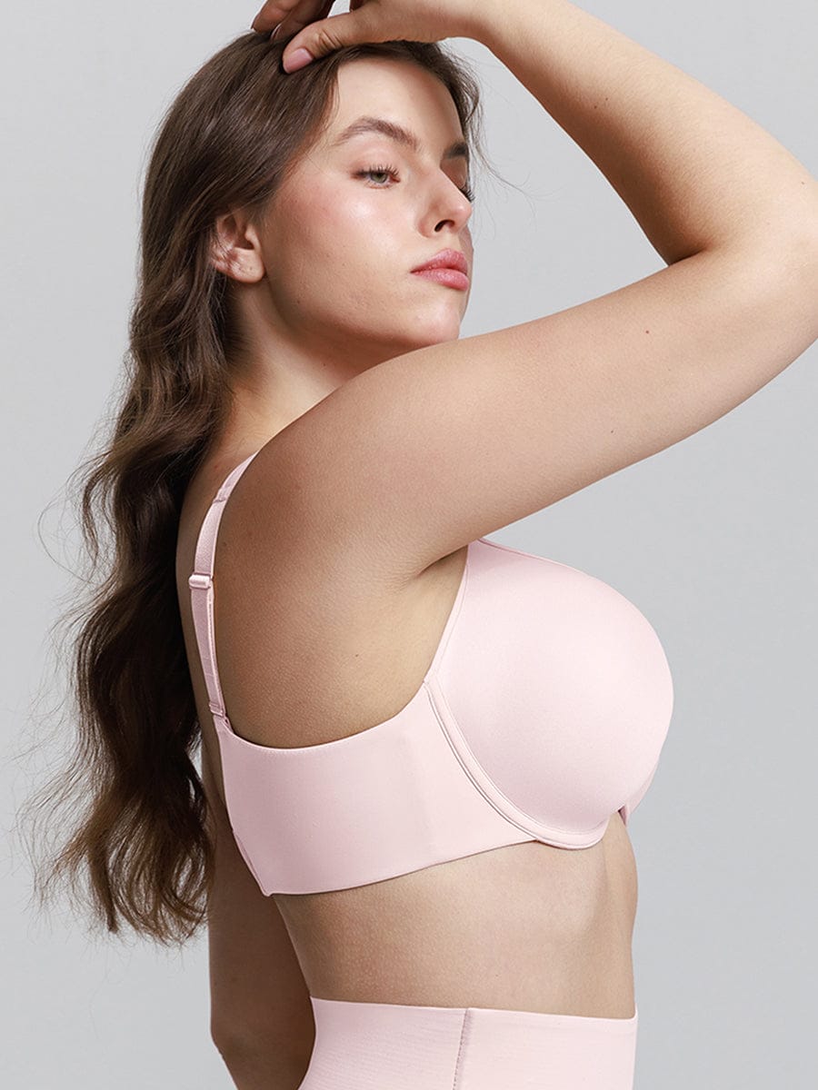 Luxurious Full Coverage Underwire Bra with Memory Foam Support