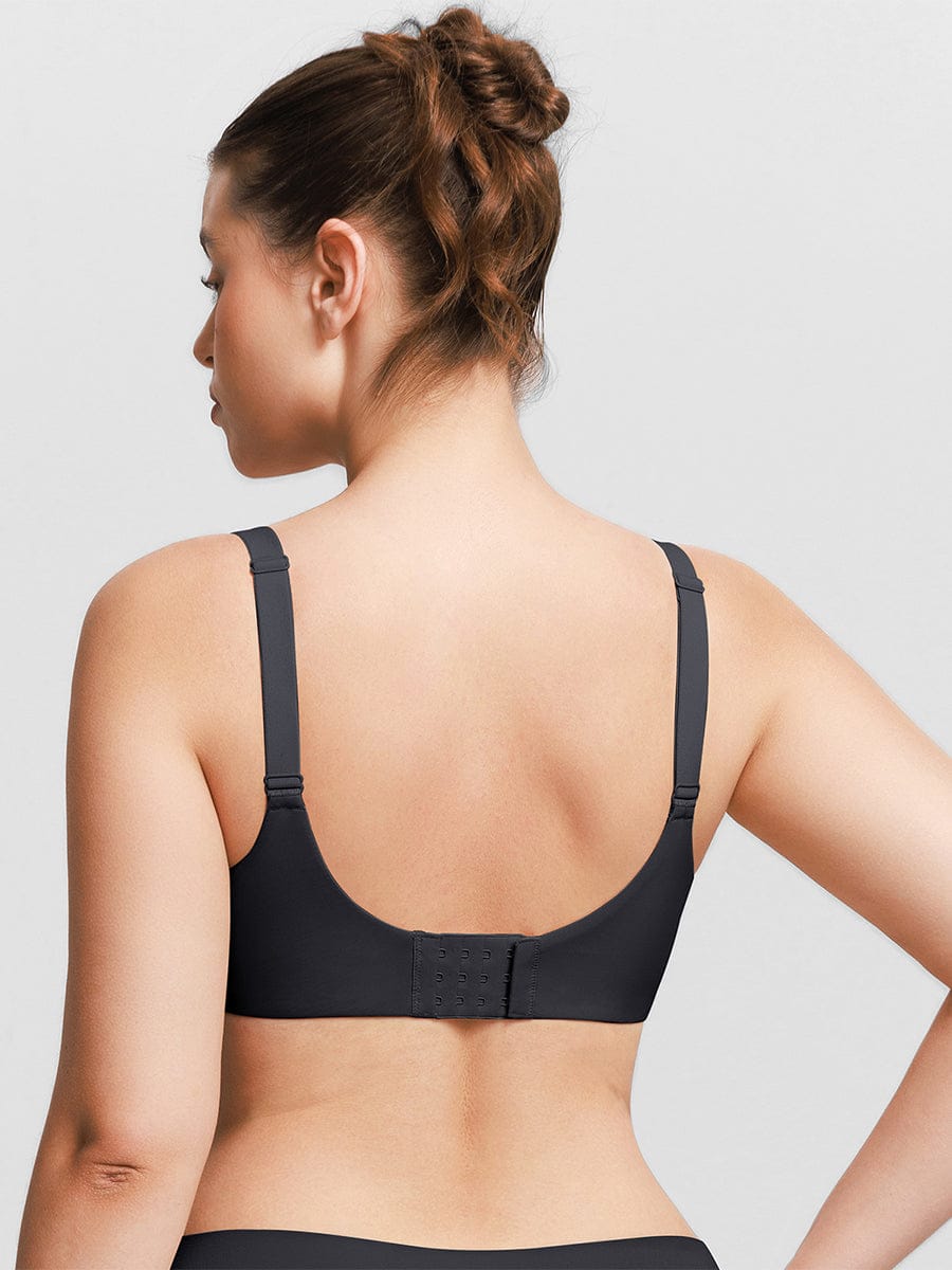 Seamless Push-Up T-Shirt Bra with Adjustable Straps