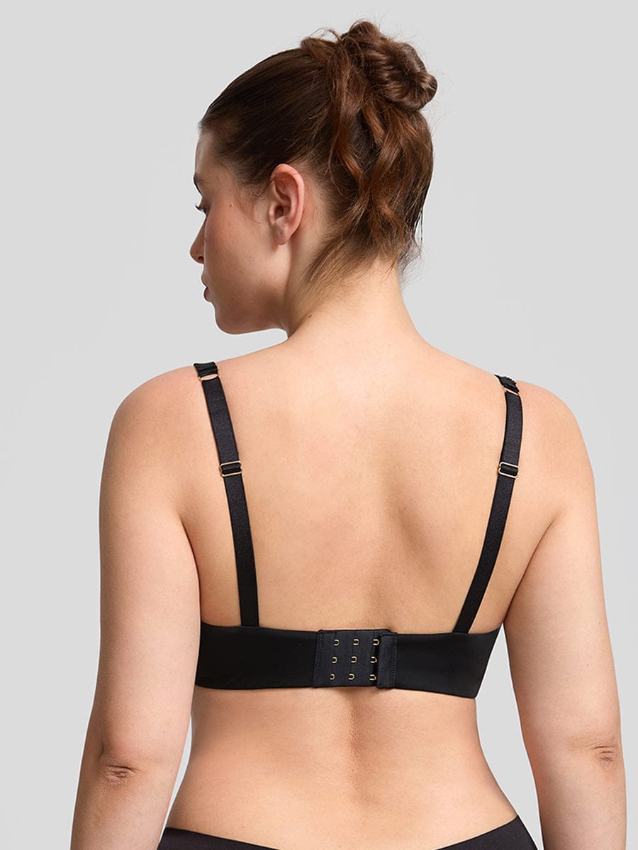 Invisible Memory Foam Demi T-Shirt Bra with Underwire Support