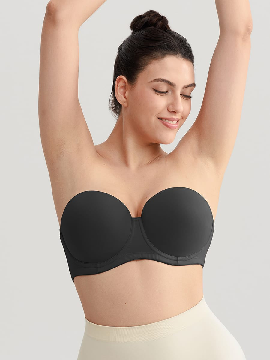 Strapless GatherLift Bra - Ultimate Anti-Slip Bust Support