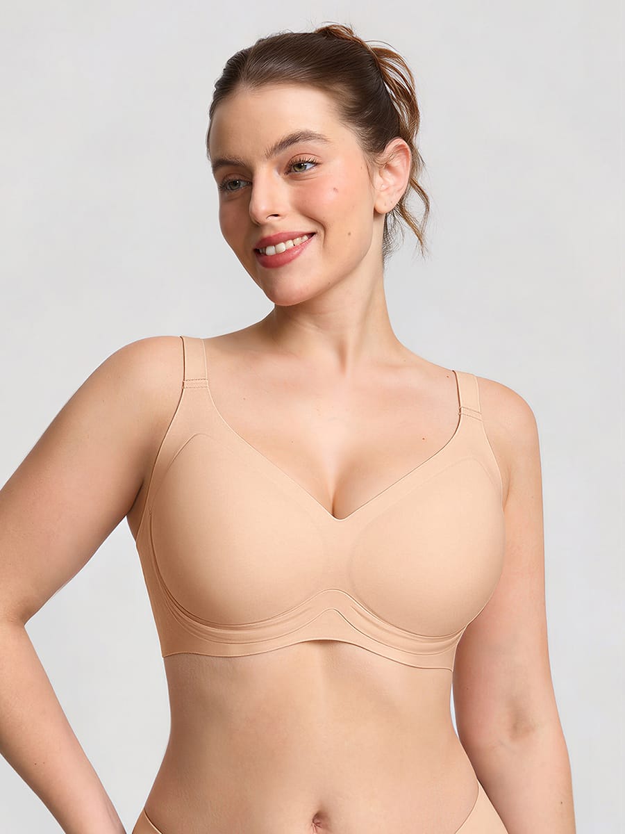 Revolutionary Jelly Support Seamless T-Shirt Bra for Full Figures