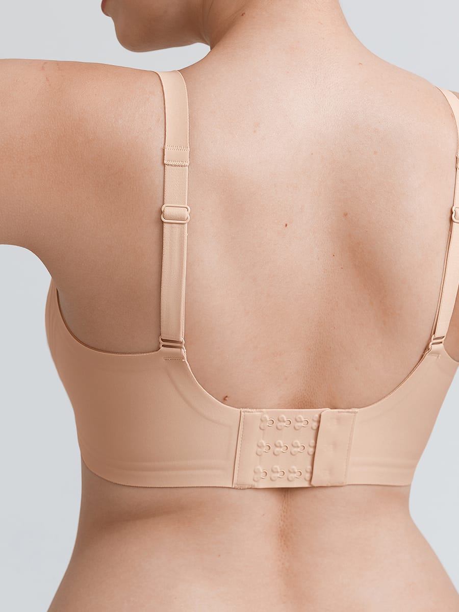 Seamless Jelly Support Wireless Bra for Full-Bust Comfort