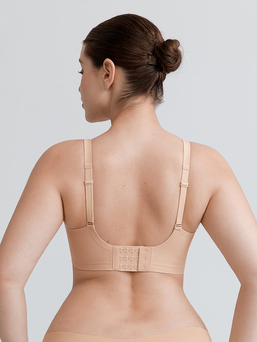 Seamless Jelly Support Wireless Bra for Full-Bust Comfort