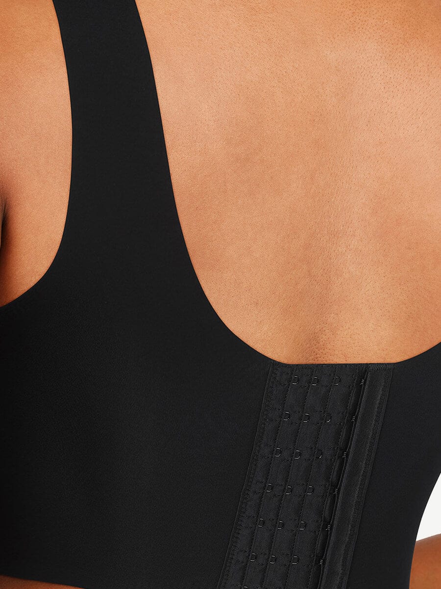 Seamless V-Neck Support Bra Tank Top - Comfort Redefined