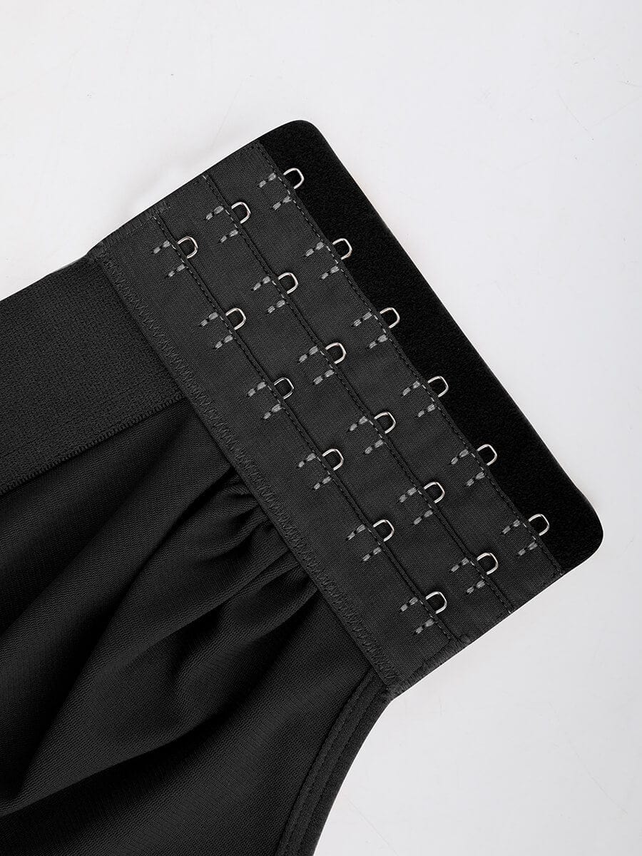Adjustable Post-Surgery Bra with Front Closure and Triple Hooks
