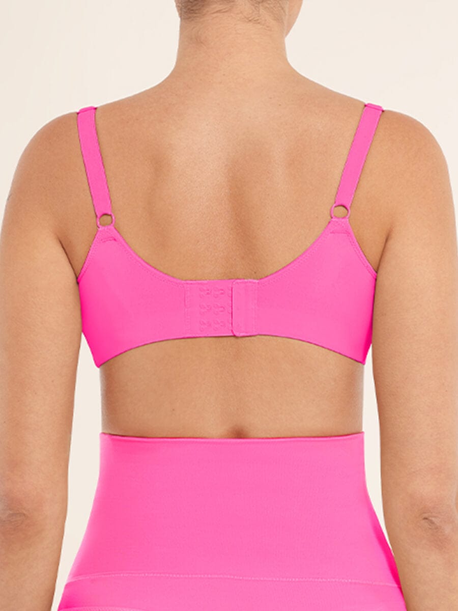 Seamless V-Neck Comfort Bralette with Adjustable Straps