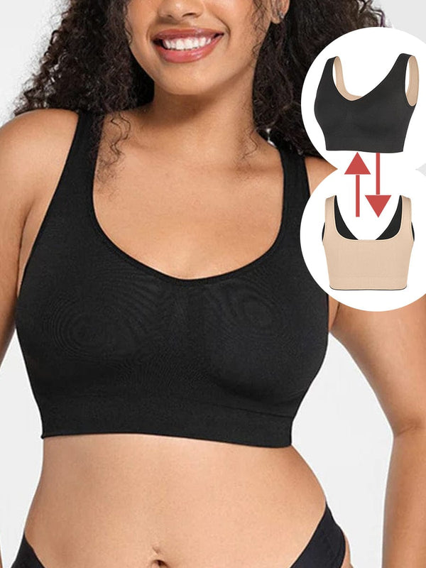 Reversible Wireless Comfort Bust Shaper Bra