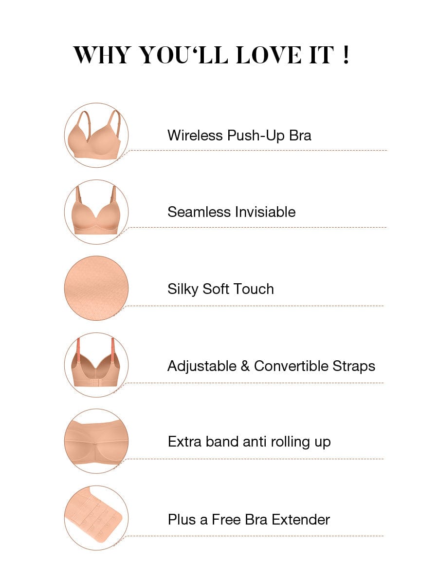 Seamless Support Shapewear Bra with Wireless Comfort