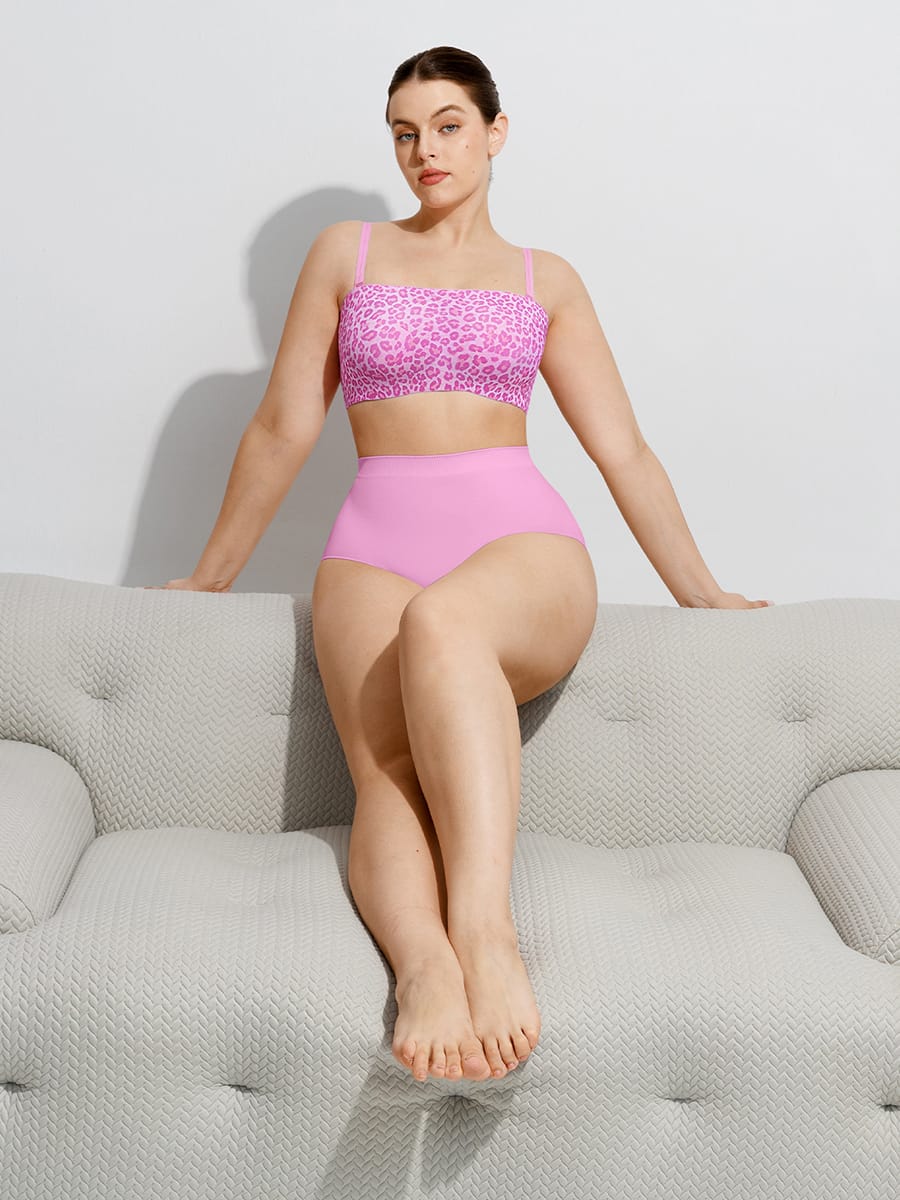 FeelSoft Strapless Anti-Slip Bandeau Bra with Molded Cup Comfort