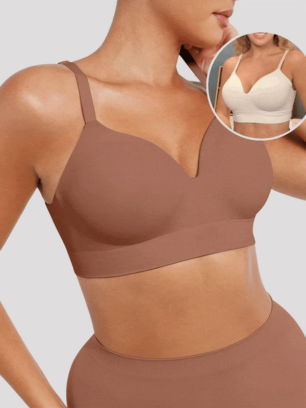 Seamless Support Shapewear Bra with Wireless Comfort