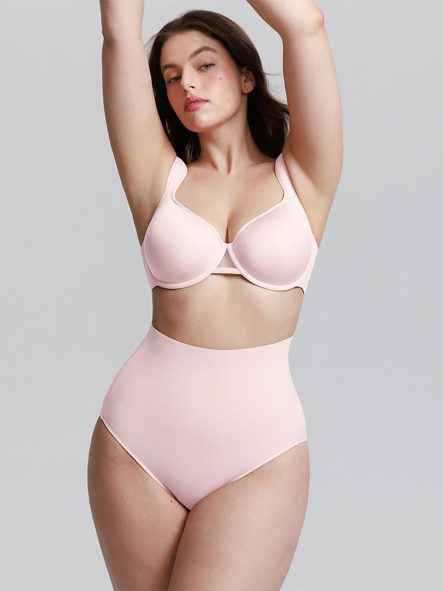 Luxurious Full Coverage Underwire Bra with Memory Foam Support