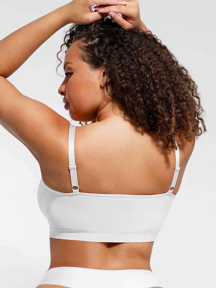 Seamless Supportive Bra with Adjustable Straps