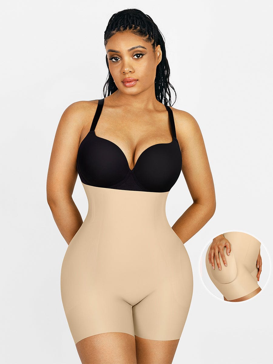 High-Waisted Air Slim Butt Lifter with Removable Hip Pads