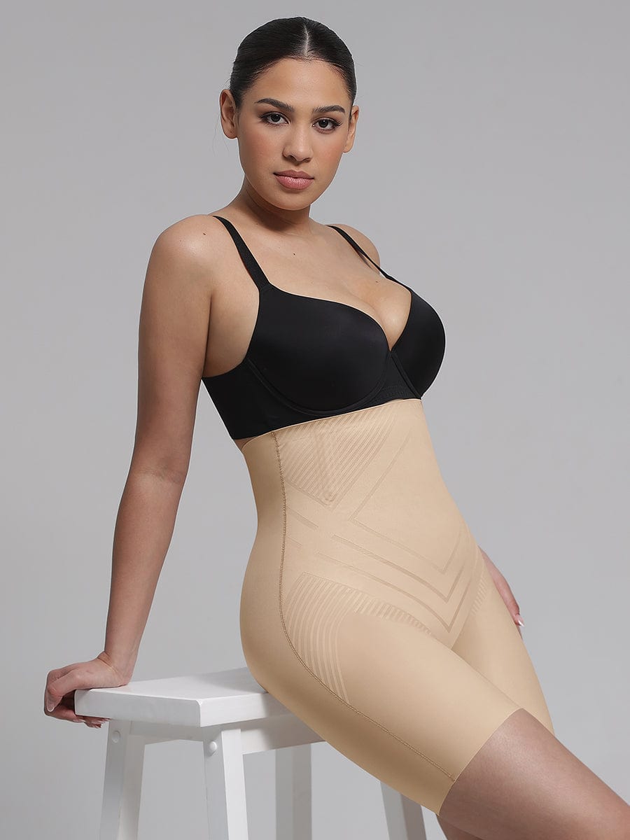 Seamless Ultra-High Waist Liquid Spandex Thigh Slimmer