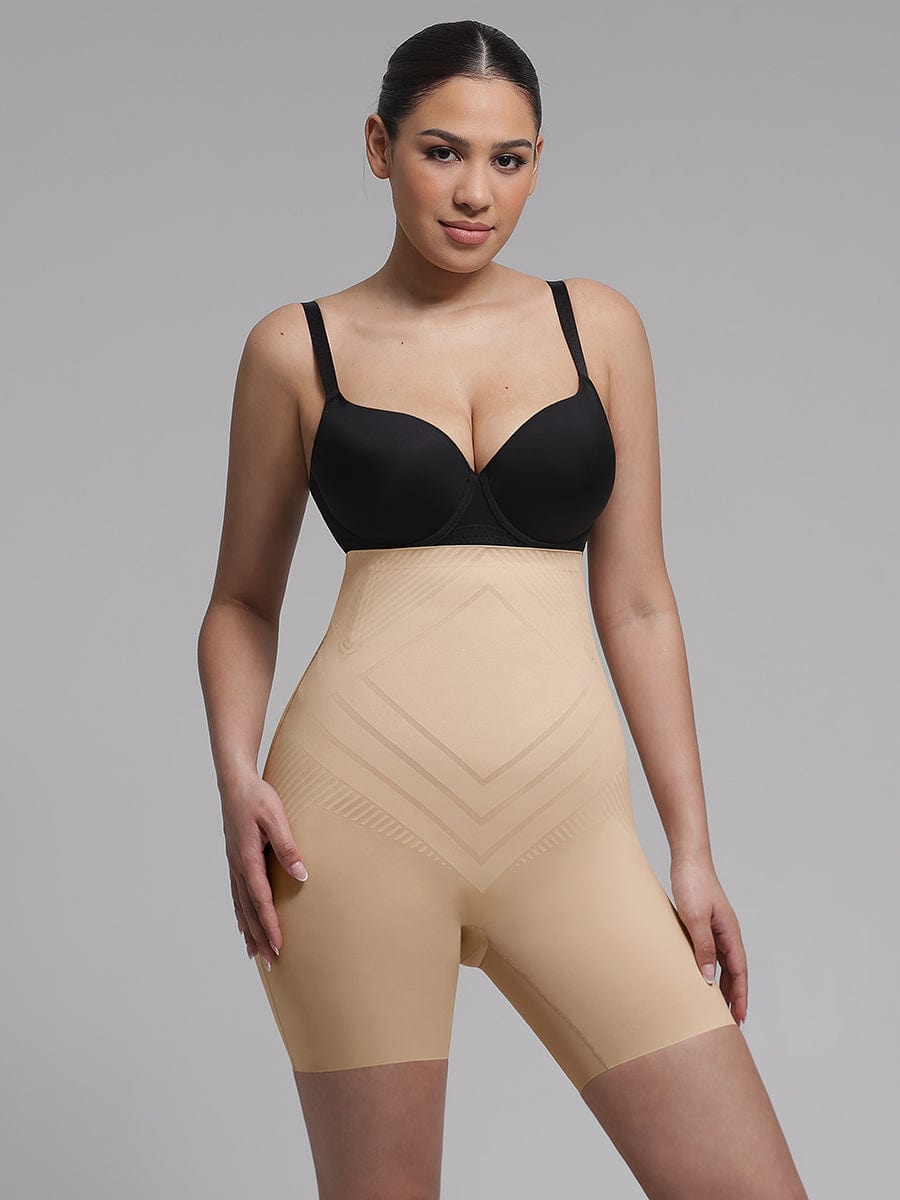 Seamless Ultra-High Waist Liquid Spandex Thigh Slimmer