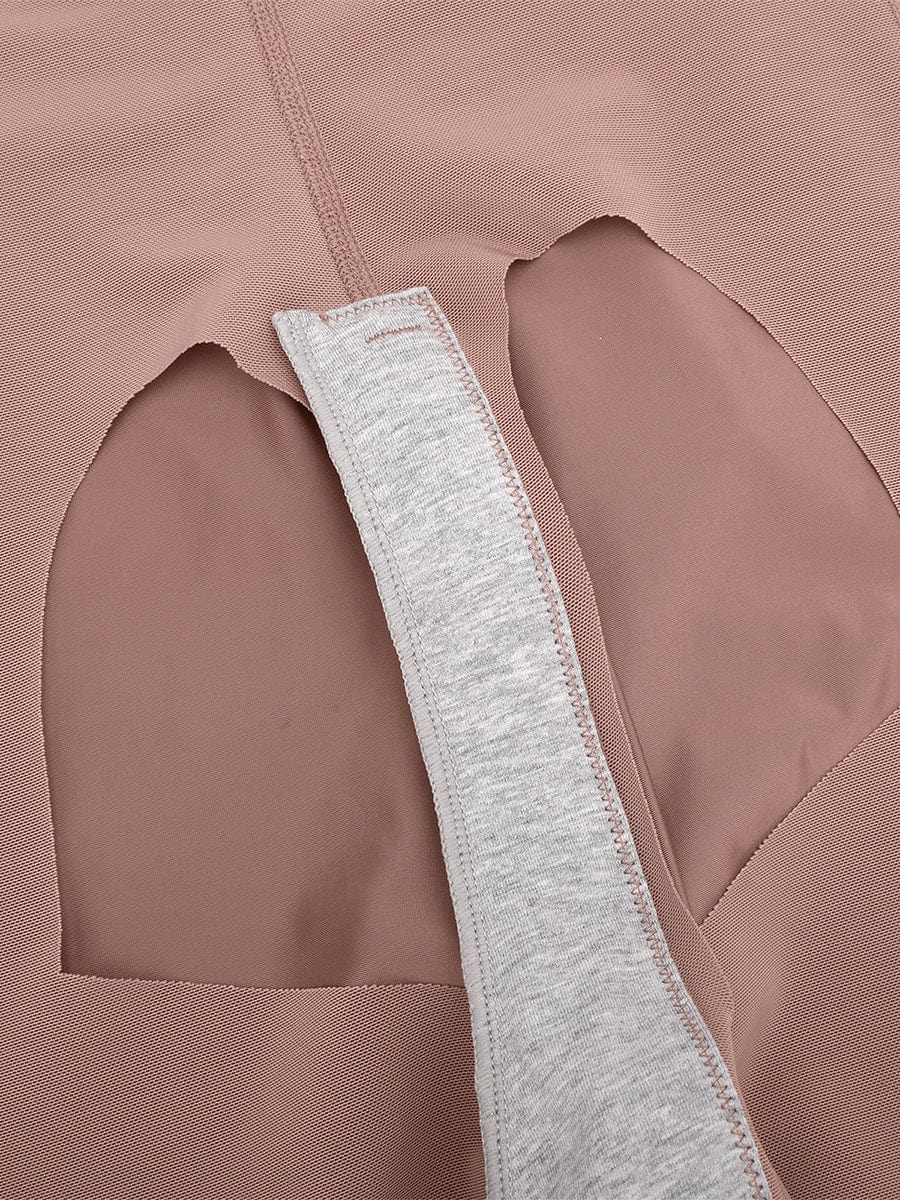 Removable Strap Hourglass Sculpting Shapewear with Steel Support