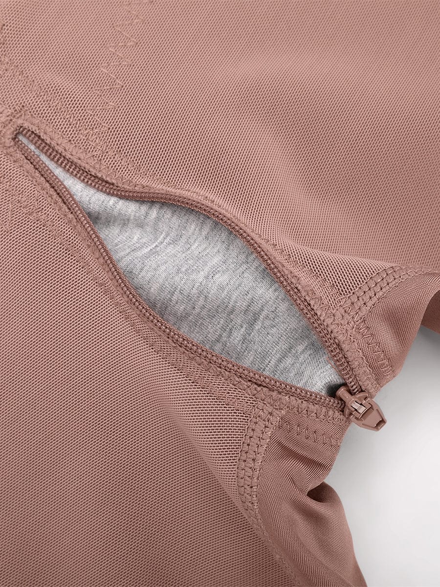 Removable Strap Hourglass Sculpting Shapewear with Steel Support