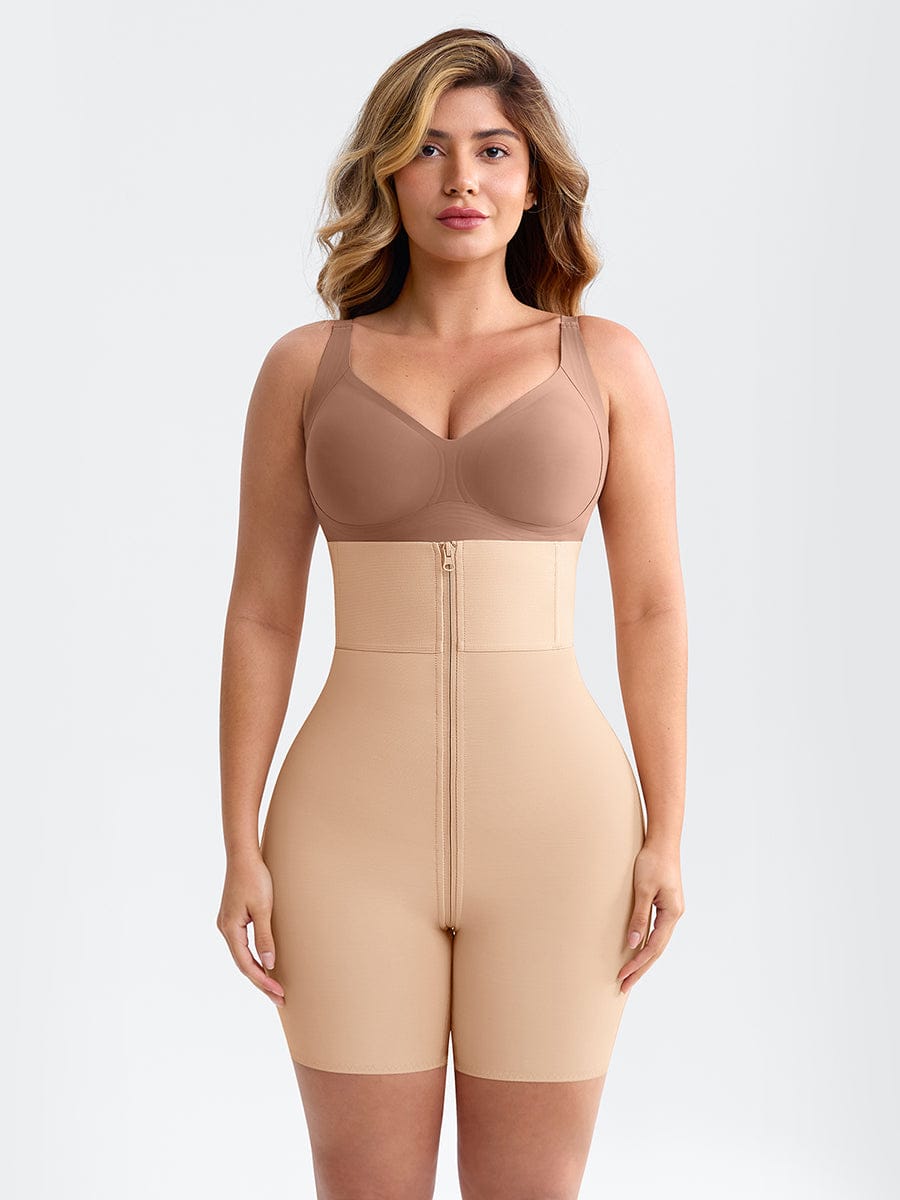 Invisible Mermaid Full Body Zipper Shapewear with Tummy Control & Butt Lifter