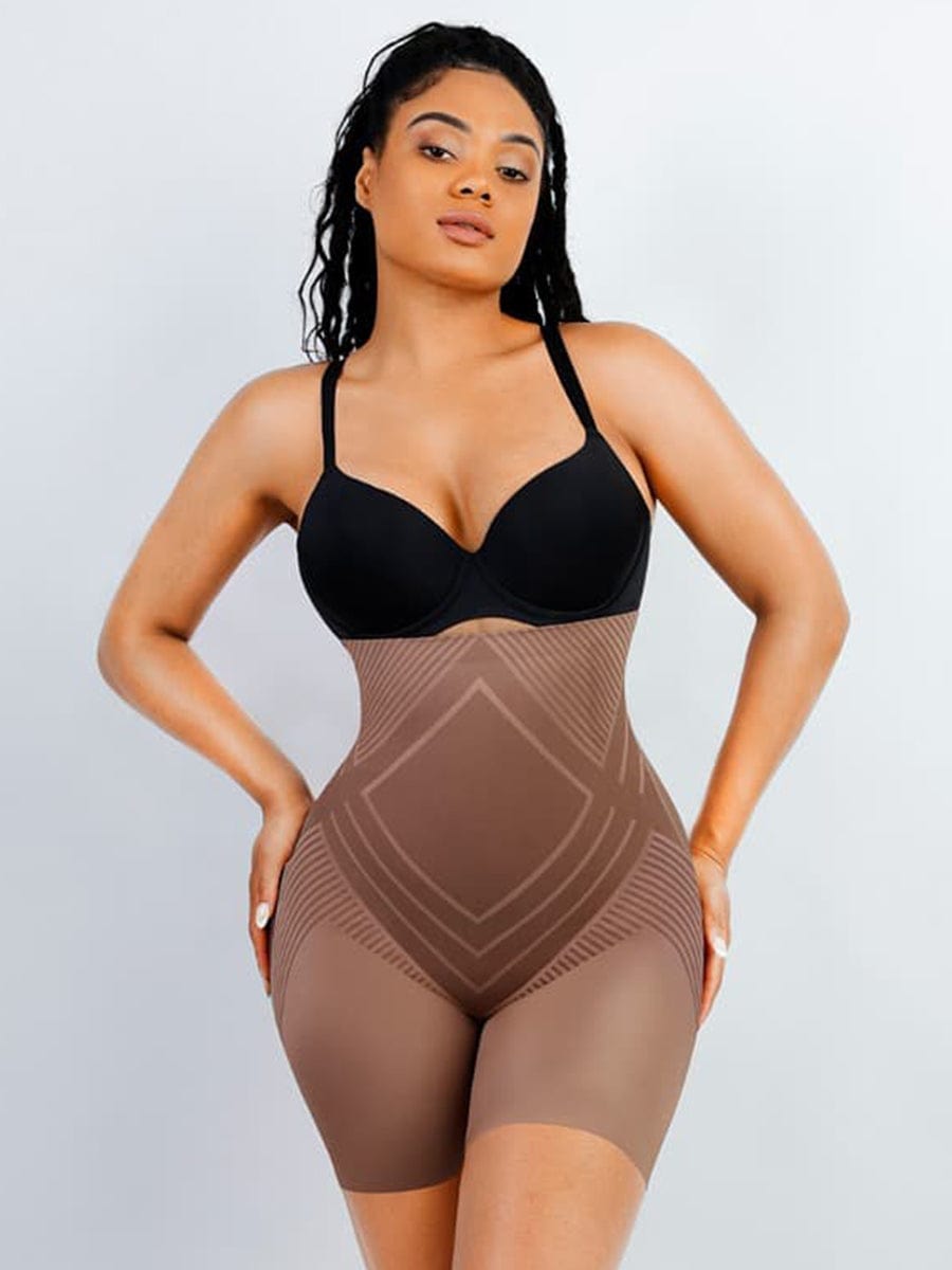 Seamless Ultra-High Waist Liquid Spandex Thigh Slimmer