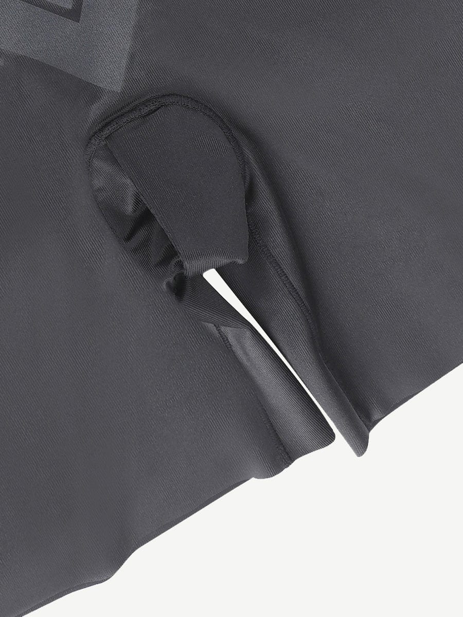 Liquid Spandex Open-Bust Mid-Thigh Shaping Boyshort