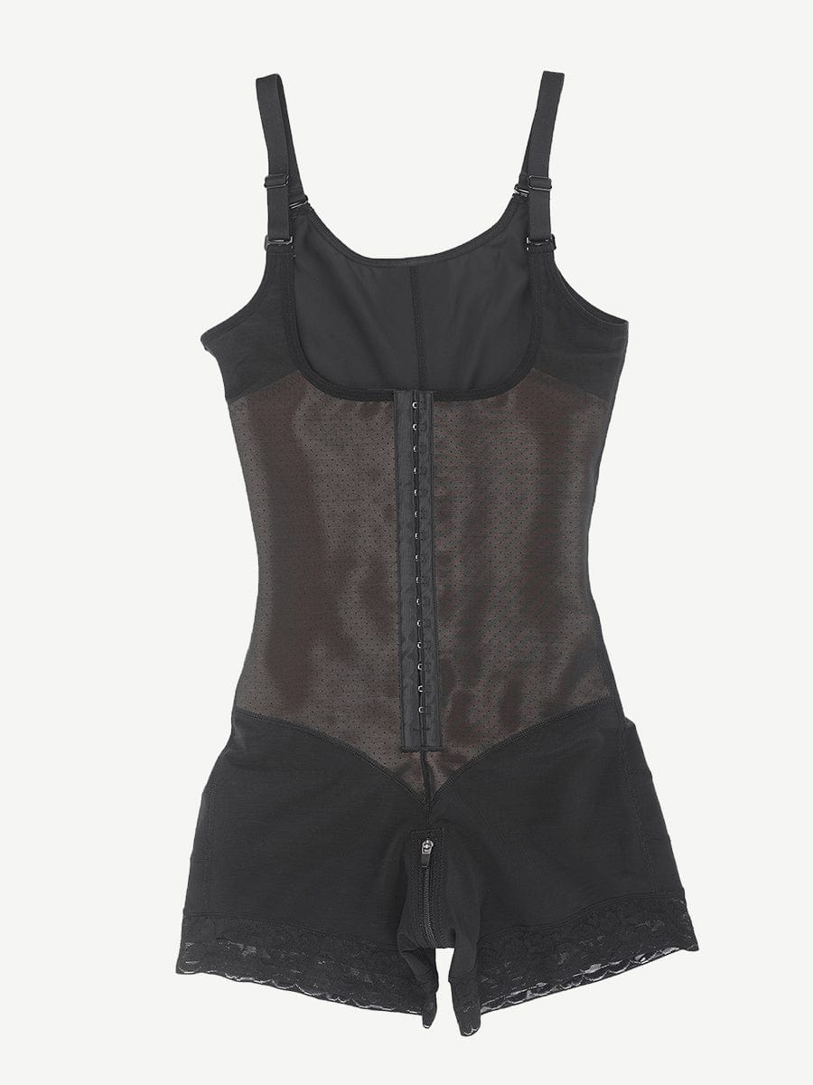 Breathable Latex Tummy Control Shapewear with Open Bust Design