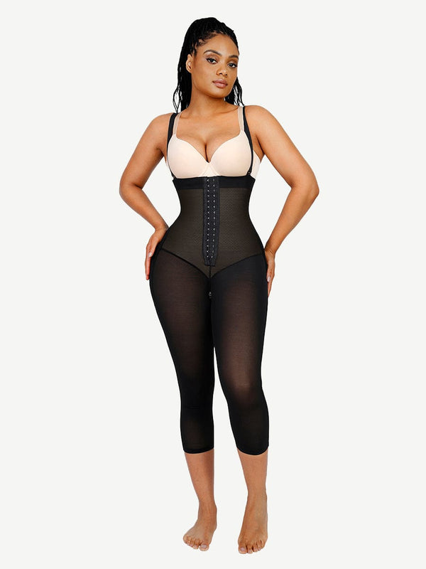 Sculpting Open-Bust Shapewear with Adjustable Straps