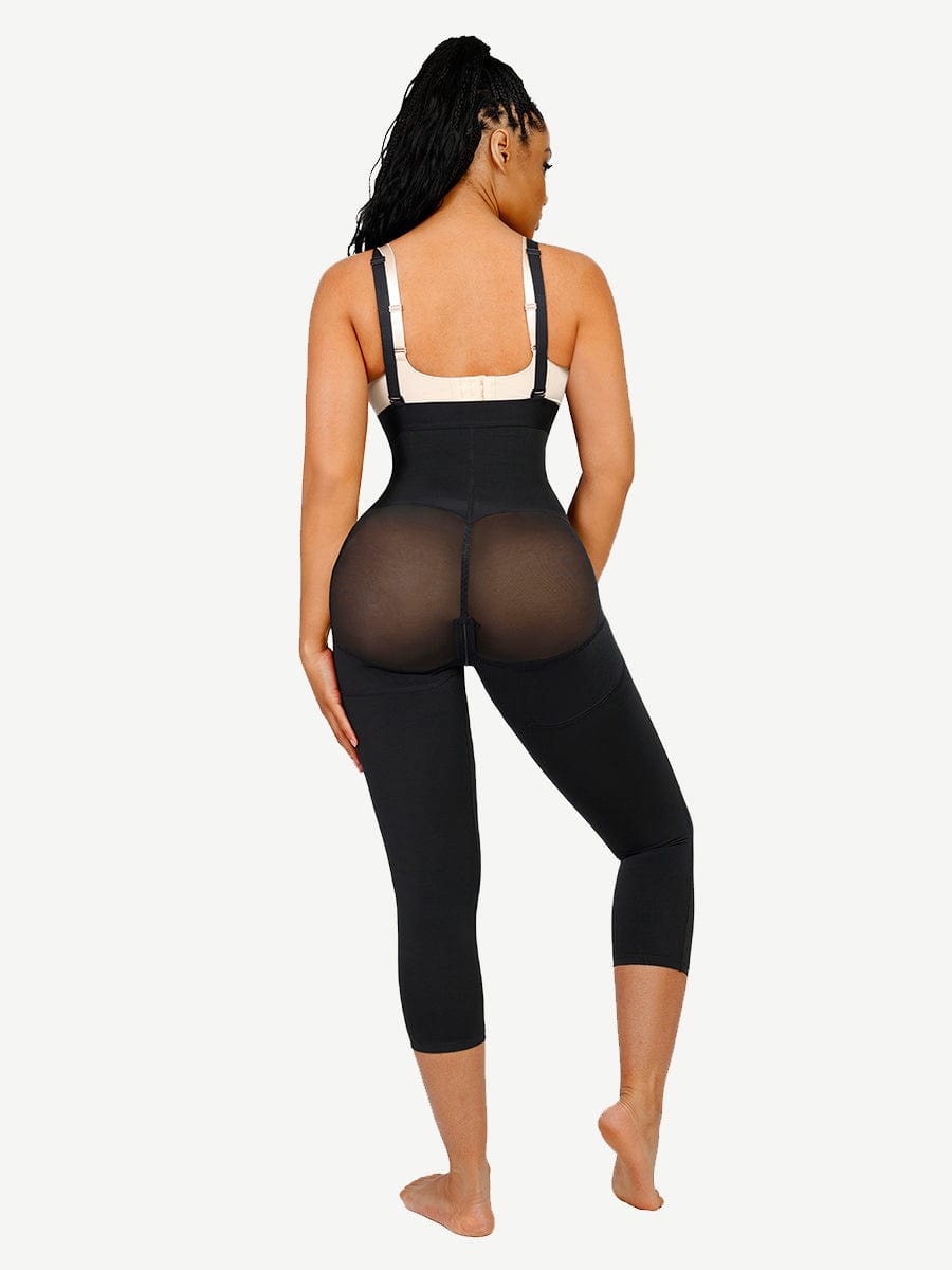 Sculpting Open-Bust Shapewear with Adjustable Straps