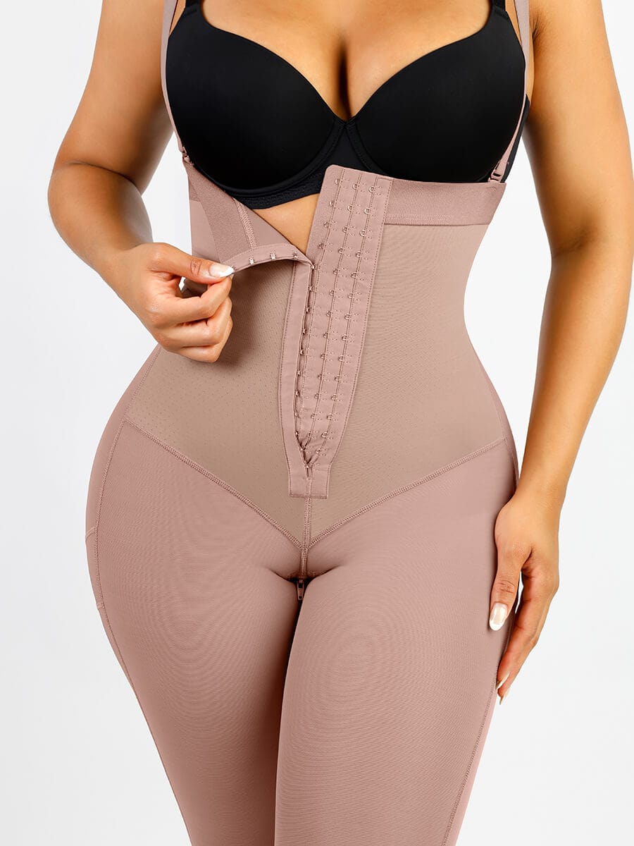 Sculpting Open-Bust Shapewear with Adjustable Straps