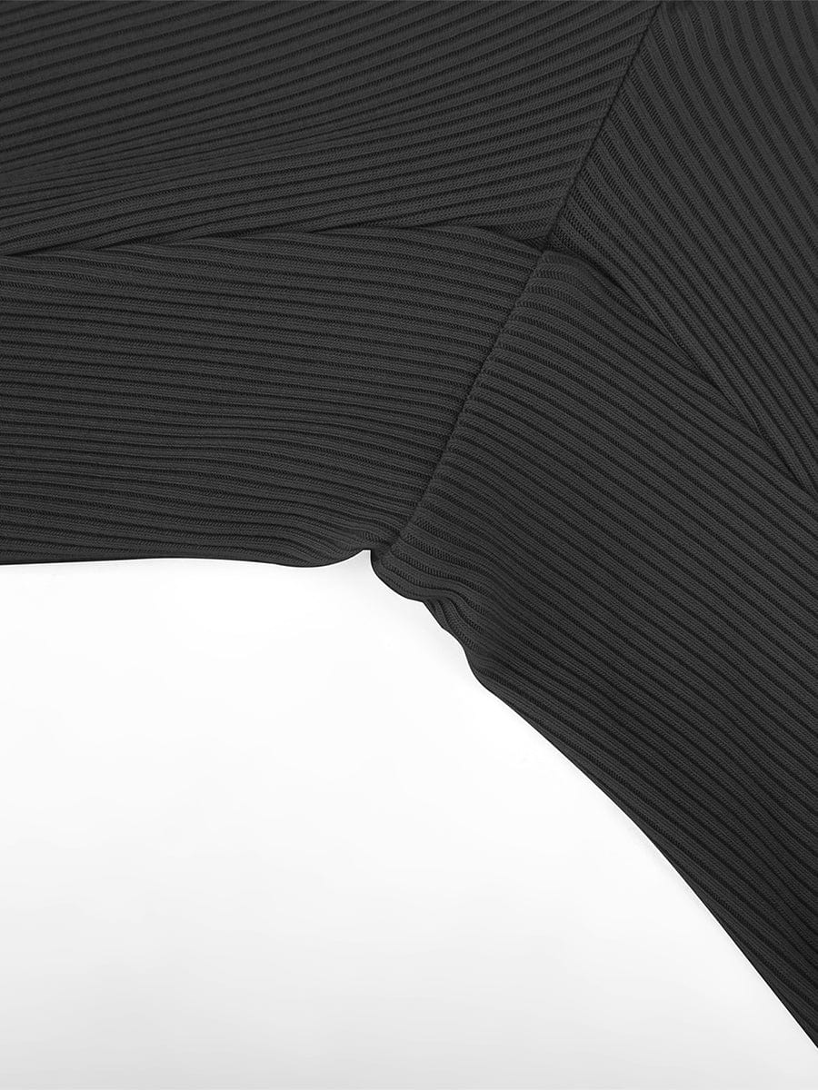 Breathable Ribbed Wide Leg Loungewear Pants