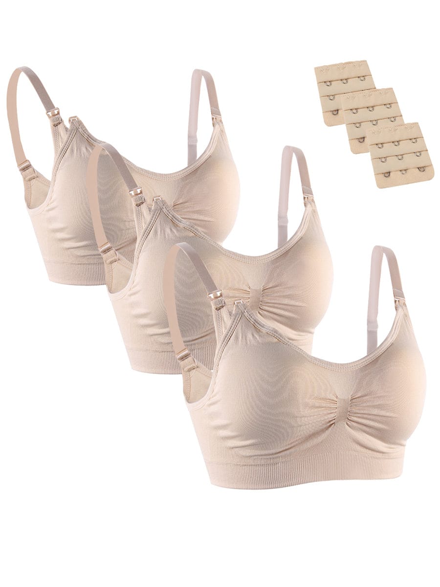Ultimate Comfort 3-Pack Seamless Nursing Bras