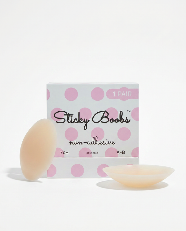 Sticky Boobs Non-Adhesive Silicone Nipple Covers – Reusable, No Glue