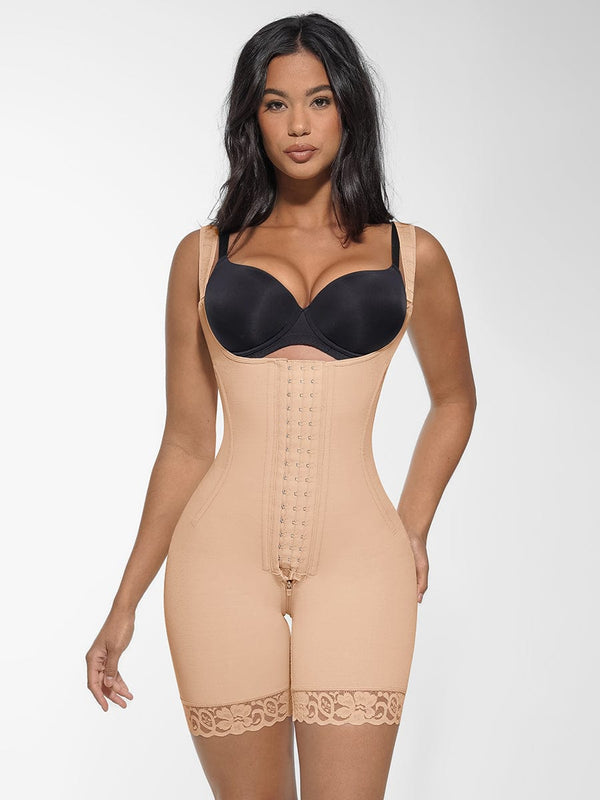 Ultimate Full-Body Shaping Faja with 7 Steel Bones & Butt Lift