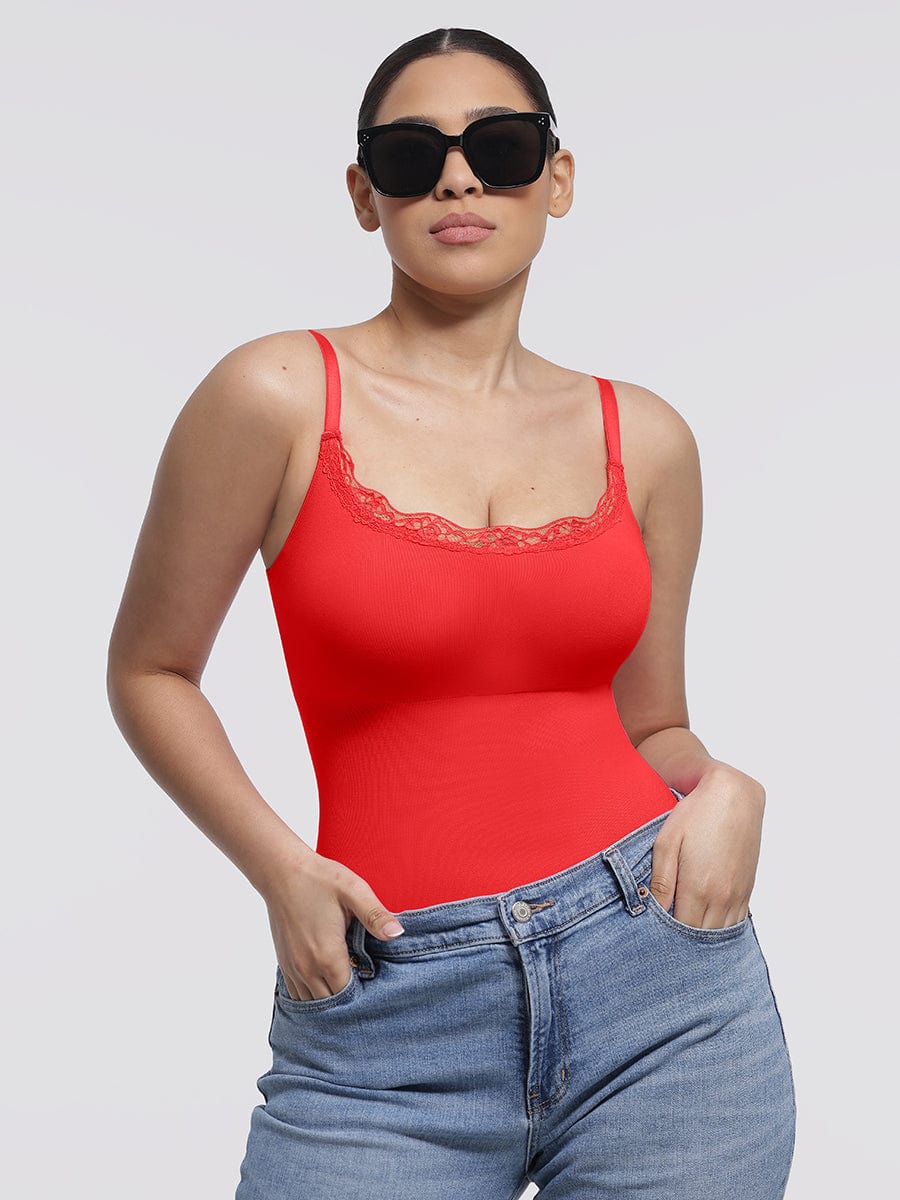 Seamless Lace Shaping Thong Bodysuit for Ultimate Comfort