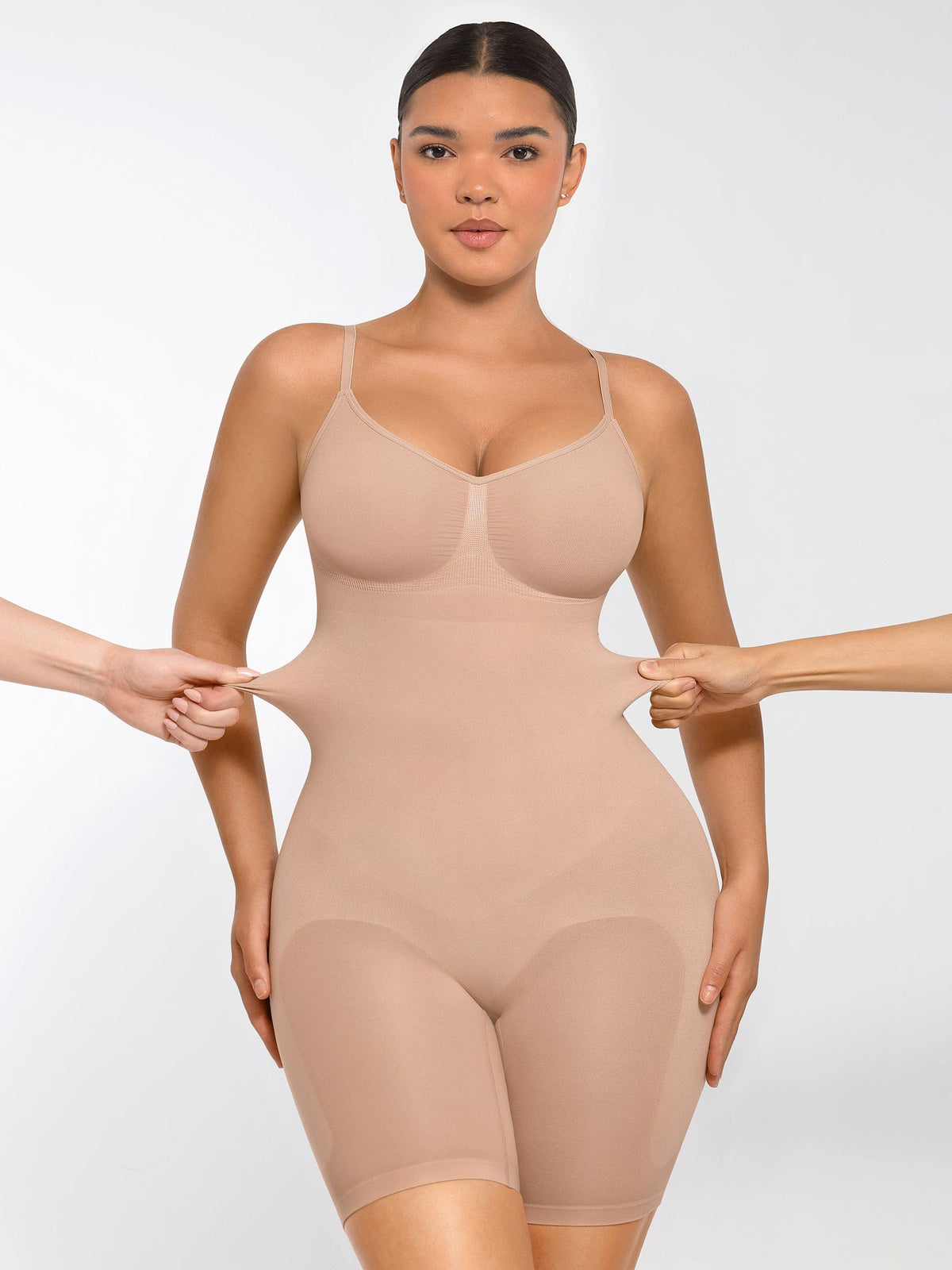 Sleek Mid-Thigh Butt Lifter Full Body Shaper