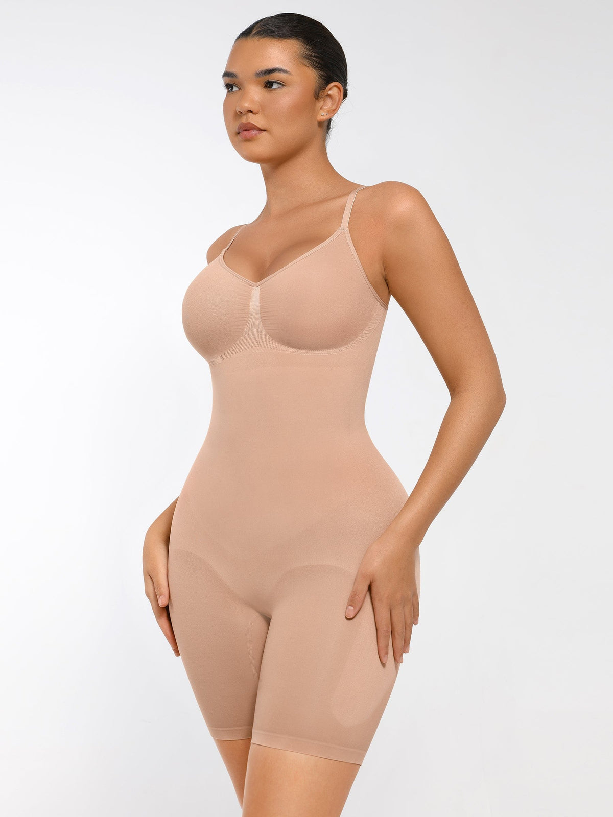 Sleek Mid-Thigh Butt Lifter Full Body Shaper