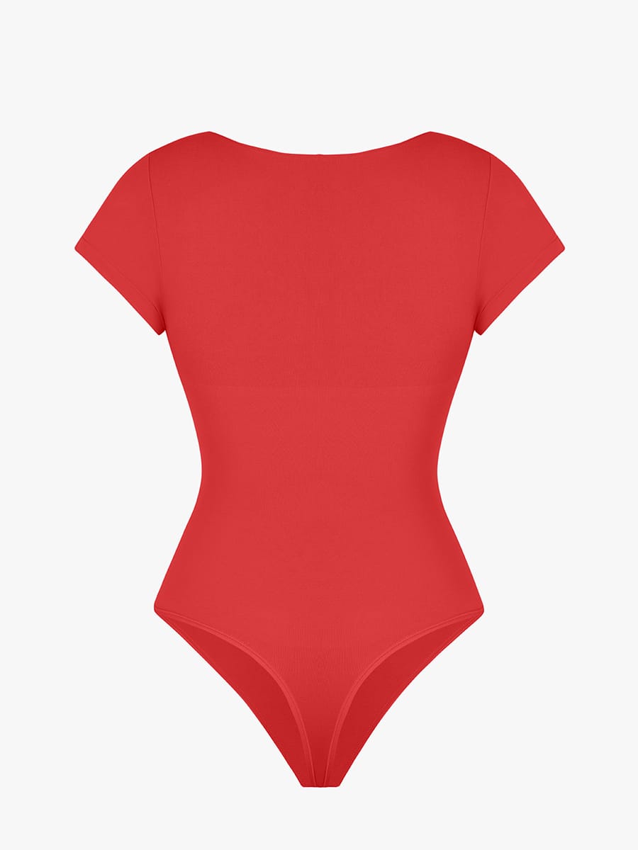 Curve-Defining Thong Bodysuit with Bust Support & Tummy Control