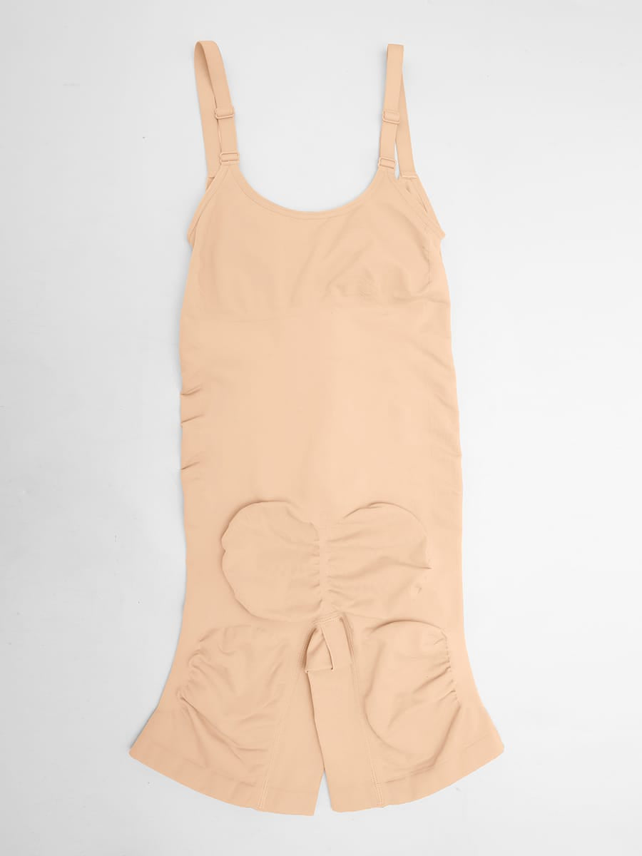 Invisible Zip Seamless Bodysuit: Tummy Control & Butt Lift