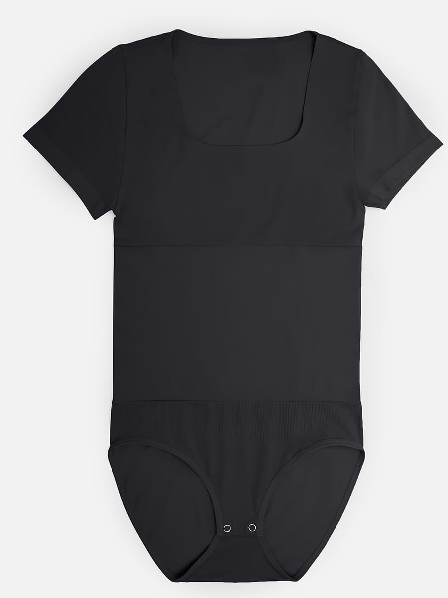 Seamless Scoop Neck Bodysuit - Buttery Soft Tummy Control
