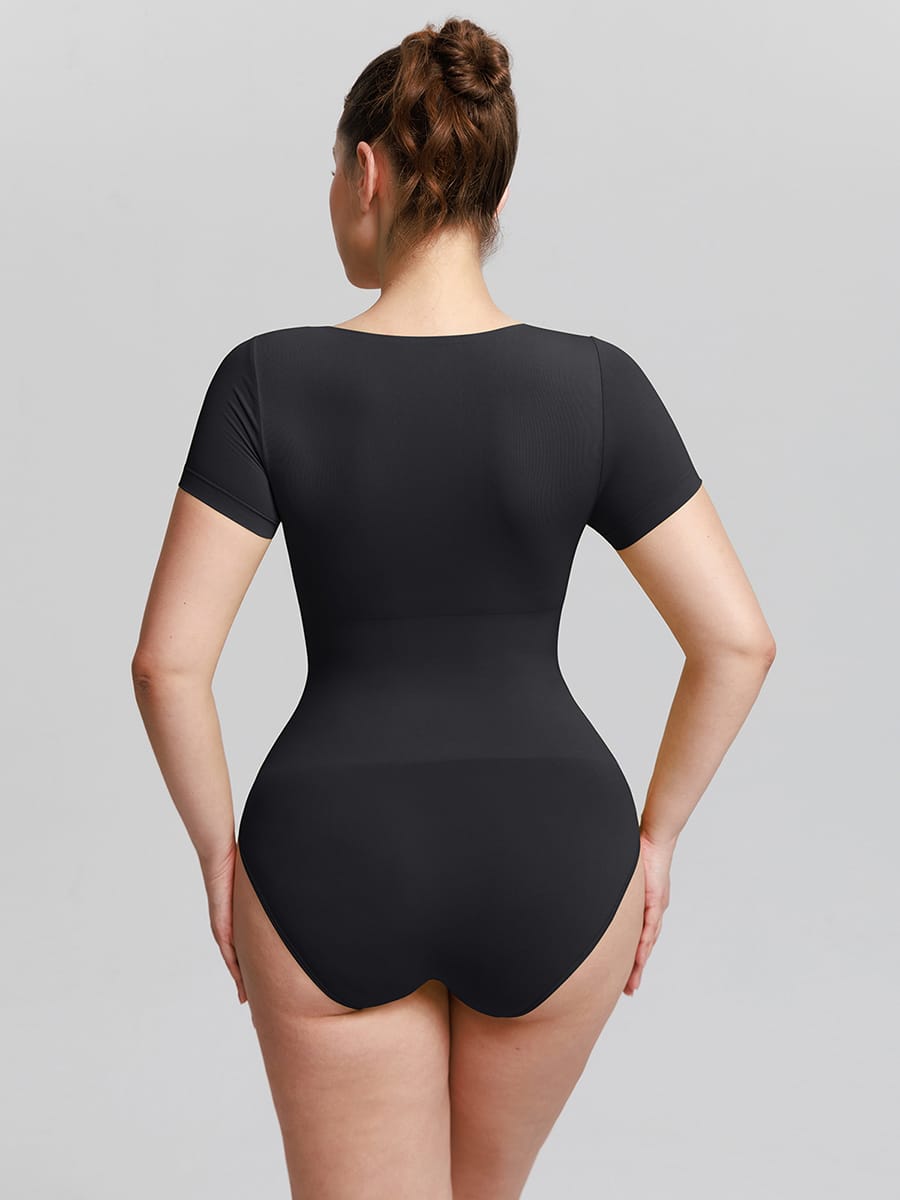 Seamless Scoop Neck Bodysuit - Buttery Soft Tummy Control