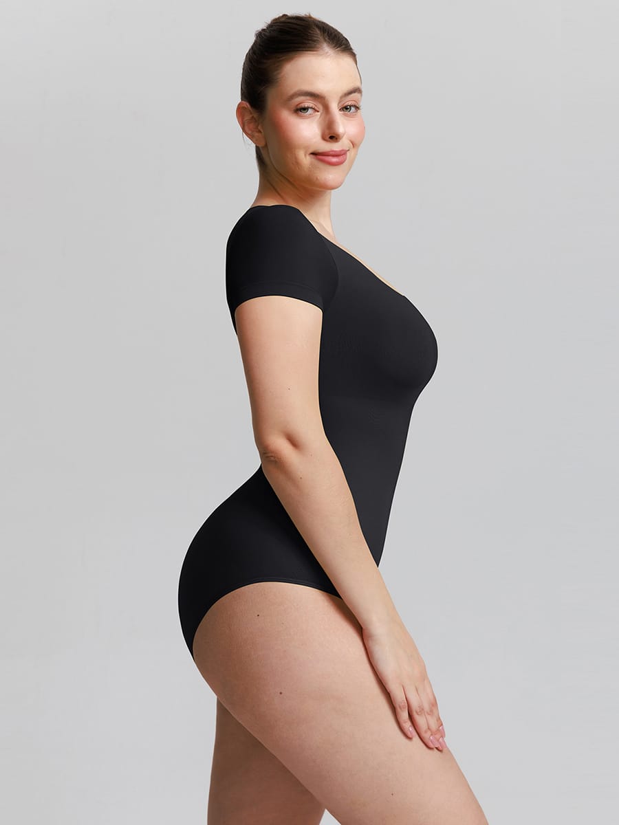 Seamless Scoop Neck Bodysuit - Buttery Soft Tummy Control