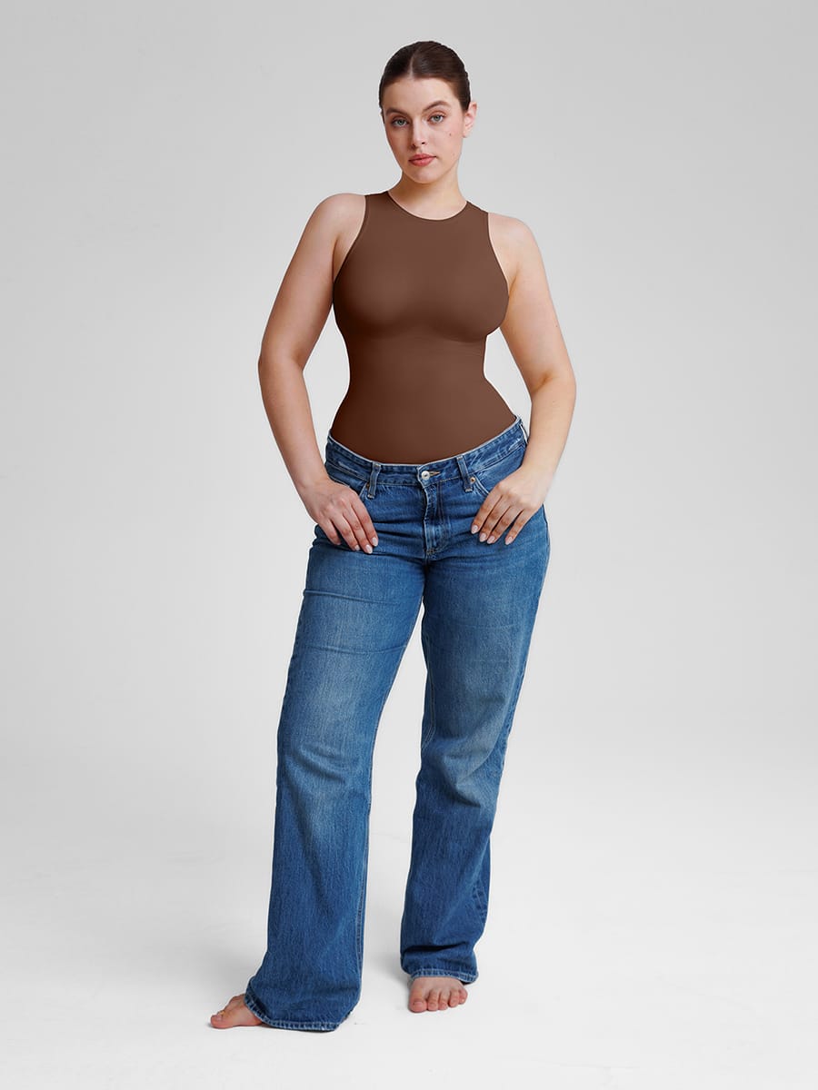 Eco-Friendly Seamless Thong Bodysuit - Ultimate Comfort & Control