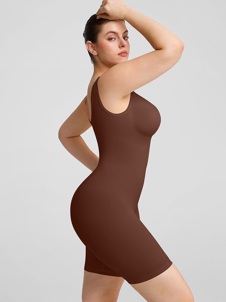 Eco-Chic Seamless Jumpsuit Shapewear for Everyday Elegance